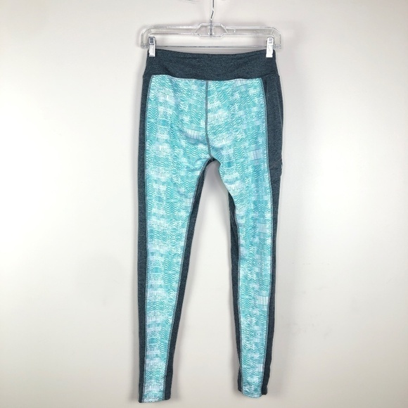 Soybu turquoise grey leggings medium - Picture 2 of 6